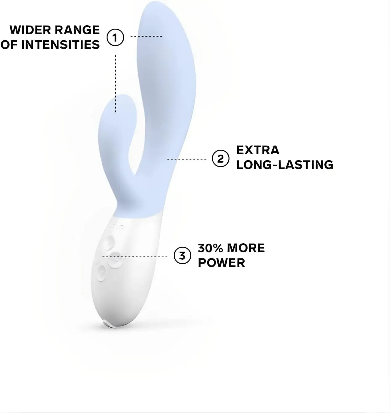 LELO INA 3 G Spot Rabbit Vibrator Clitoral Rabbit Vibrator for Women Rabbit Sex Toy for Women with 10 Vibrating Modes. Adult Toys