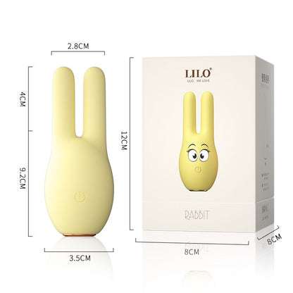 Rabbit Vibrator G-Spot Massage Female Nipple Clamp Clitoris Vagina Stimulator Female Masturbator