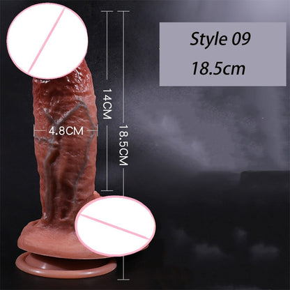 Realistic Large Penis Dildos with Suction Cup for Women Lesbian Toys Big Fake Dick Silicone Masturbation Adult Sex Products
