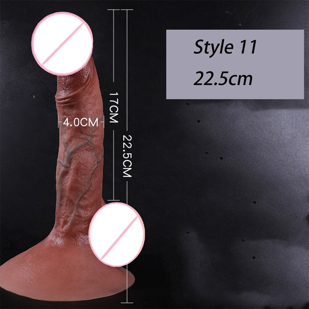 Realistic Large Penis Dildos with Suction Cup for Women Lesbian Toys Big Fake Dick Silicone Masturbation Adult Sex Products