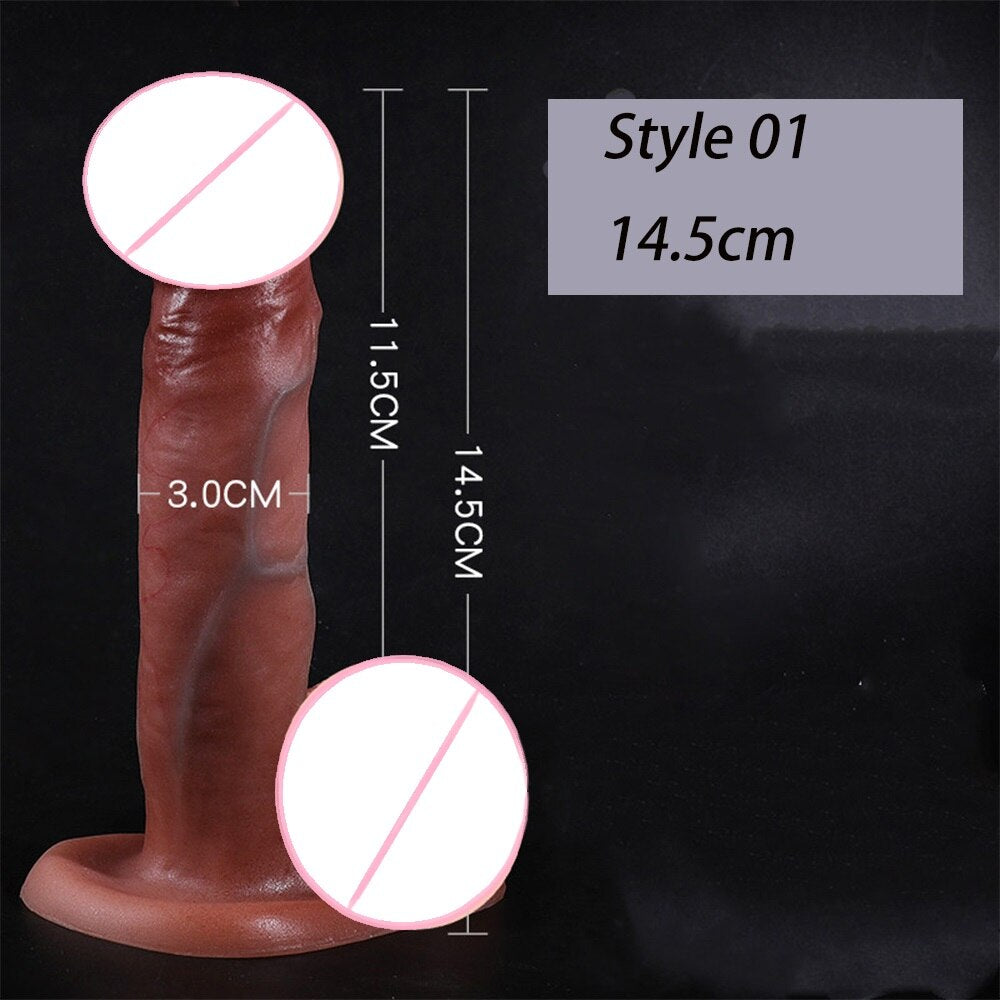 Realistic Large Penis Dildos with Suction Cup for Women Lesbian Toys Big Fake Dick Silicone Masturbation Adult Sex Products