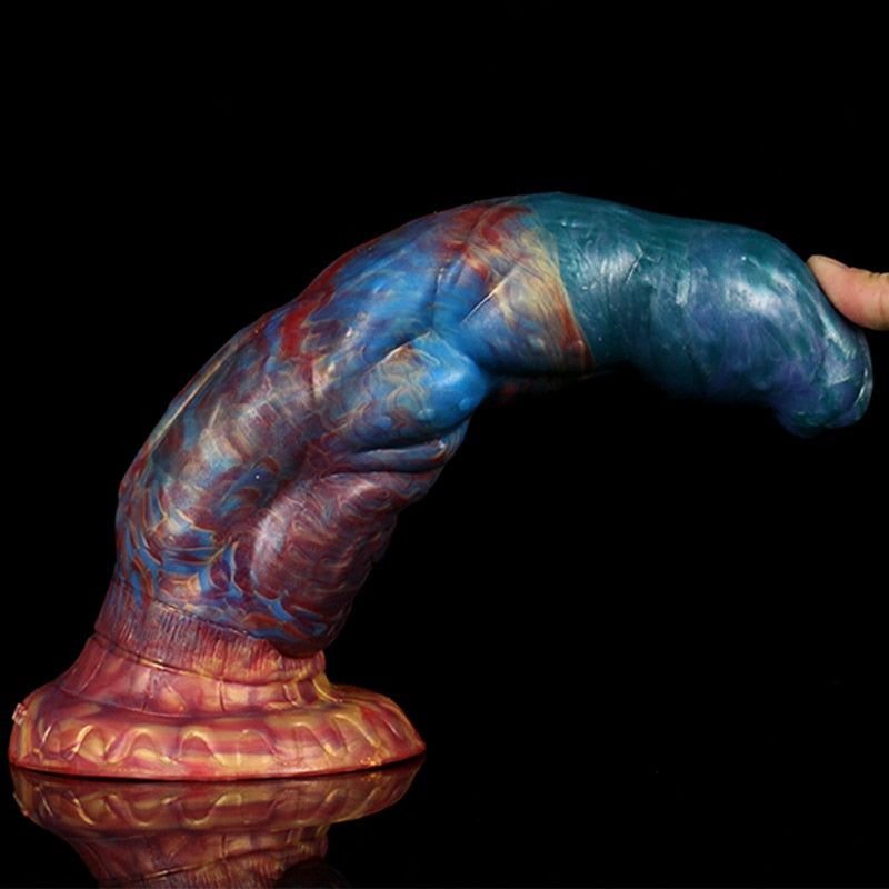 LUUK 6CM Thick Streamer Color Dildo Huge Glans Anal Plug with Powerful Suction Cup Sex Toys for Women Sexual Fantasy Products