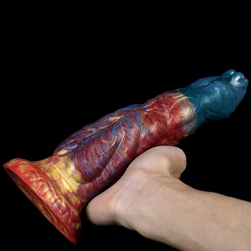 LUUK 6CM Thick Streamer Color Dildo Huge Glans Anal Plug with Powerful Suction Cup Sex Toys for Women Sexual Fantasy Products