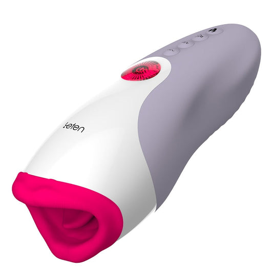 LeTen Automatic Ret retractable heating cup, deep throat blowjob masturbation, sucking, thrusting vibrator, sex toy for adults