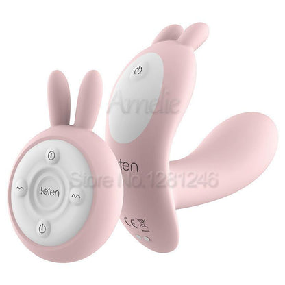 Leten 10-Speed Heating Vibrator, Clitoris G-Spot Massager with Remote Control, Wireless Strap-On Panties Sex Toys for Women