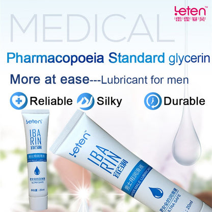 Leten 20ML Anal Lubricant for Sex Water-Based Personal Lubricant Sexual Massage Oil Sex Lube. Adult Sex Products
