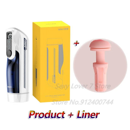 Leten A380 III Upgraded Piston Telescopic Masturbator Heating Vagina Thrusting Moaning Male Sex Toy