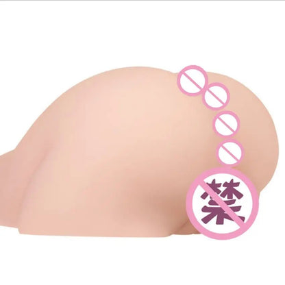 Leten AV Star Soft ที่สวยงาม Big Butt แบบ Dual Hole ซิลิโคน Anal Vagina Vibrating ช่องคลอดก้น Inverted ของเล่นหีสำหรับผู้ชาย