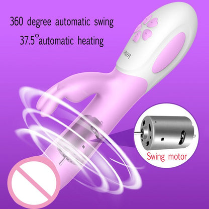 Leten Automatic Swing Vibrator Dildos Sex Toys for Women Vagina Multiple Angle Stimulator Mute One Key Orgasm Female Masturbator