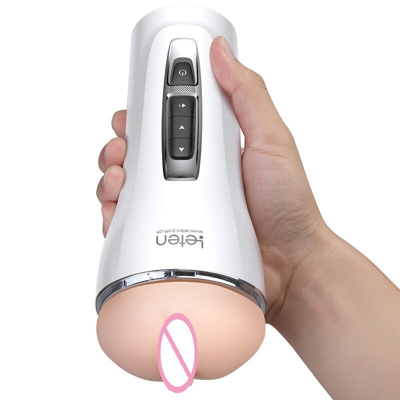 Leten Clamp Sucking Vibrating Male Masturbator Cup Realistic Vagina Real Pussy Sexual Moaning Sex Machine Sex Shop for Men