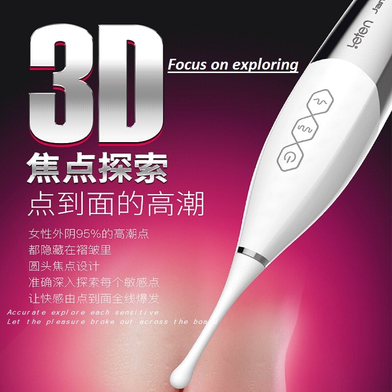 Leten Clit G-Spot Stimulator Ultrasonic High Frequency Vibrator Fast Orgasm Intimate Goods Silicone Sex Toys for Women