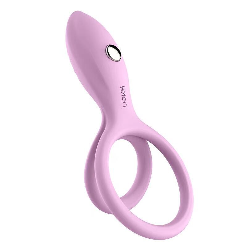 Leten Cock Ring Vibrators Reusable Silicone Dildo Penis Enlargement Delayed Ejaculation Anal Couples Chastity Sexy Toys for Men