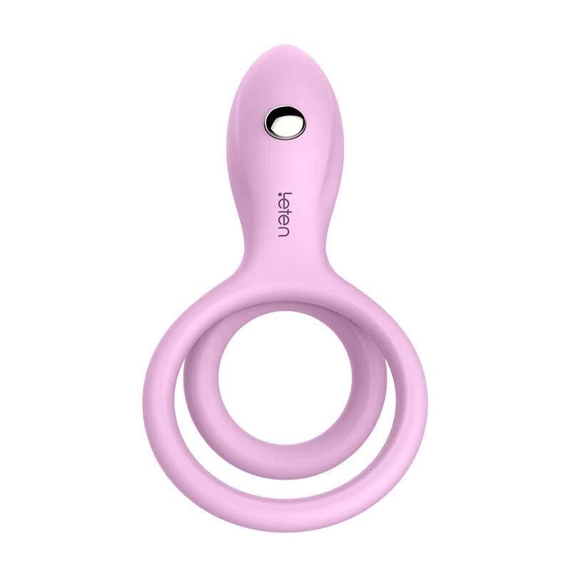 Leten Cock Ring Vibrators Reusable Silicone Dildo Penis Enlargement Delayed Ejaculation Anal Couples Chastity Sexy Toys for Men