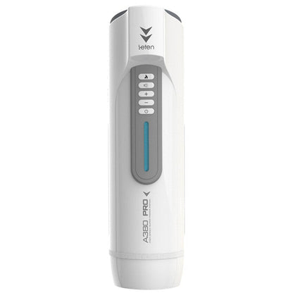 Leten Electric Piston Heating Vagina Vibrator Male Automatic Overlength Thrusting Masturbation Voice Sucking Sex Toys for Men