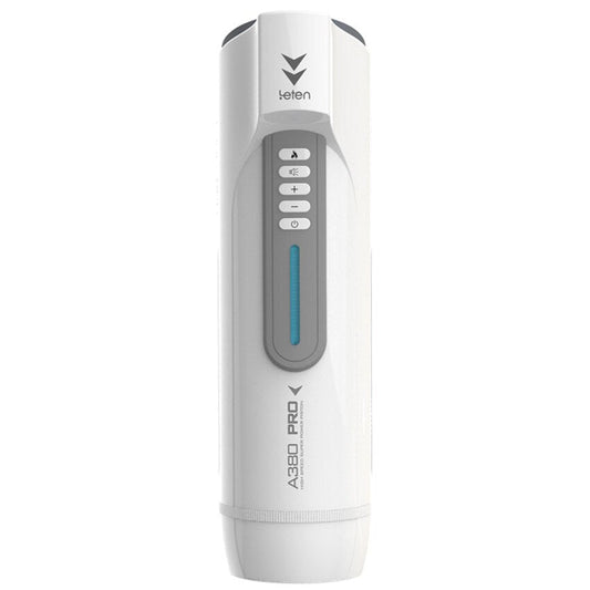 Leten Electric Piston Heating Vagina Vibrator Male Automatic Overlength Thrusting Masturbation Voice Sucking Sex Toys for Men