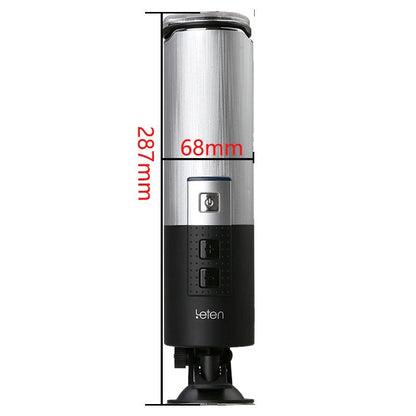 Leten HandsFree Aircraft Cup Piston Fully Automatic Male Masturbator 10 Function Retractable USB Rechargeable Sex Toys for Men
