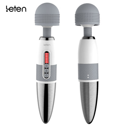Leten Lightning Huge Head Vibrator for Female Masturbation. AV Magic Wand Massager Nipple Clitoris Stimulator Sex Toys for Women