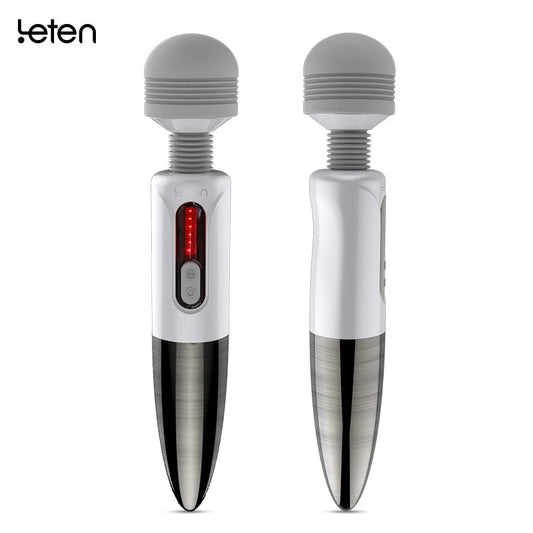 Leten Lightning Huge Head Vibrator for Female Masturbation. AV Magic Wand Massager Nipple Clitoris Stimulator Sex Toys for Women