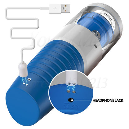 Leten Piston Telescopic Male Masturbator Rotating Retractable Strong Sucking Vibrator Oral Sex Toy for Men Blowjob Sex Machine.