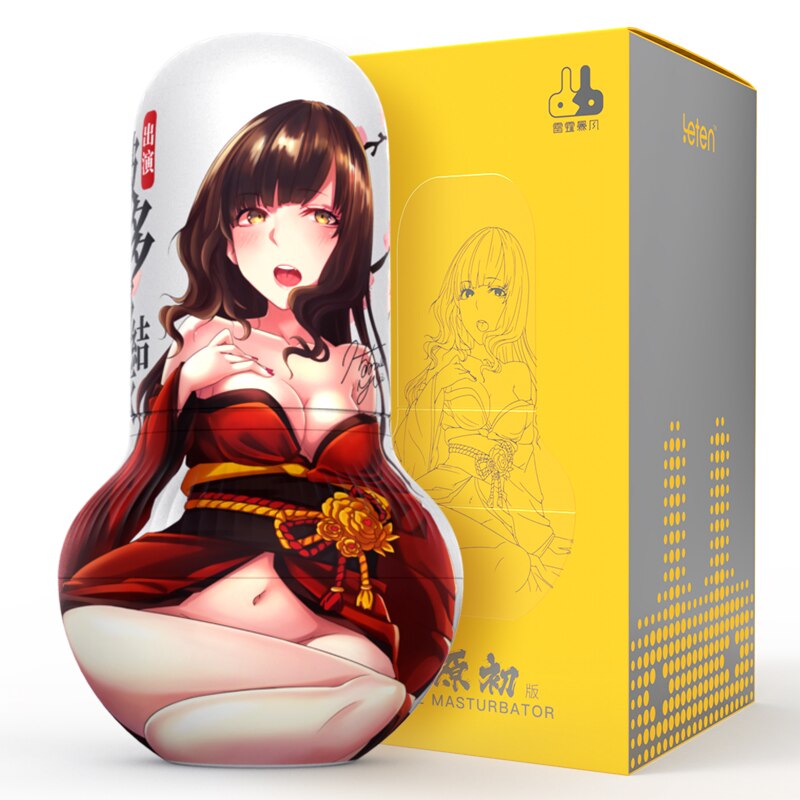 Leten Sexy Toys Vagina for Men, Masturbators, Vagina Vacuum, Pocket Pussy, Endurance Exercise, Oral Sex, Adult, Japanese Actress Cup 18