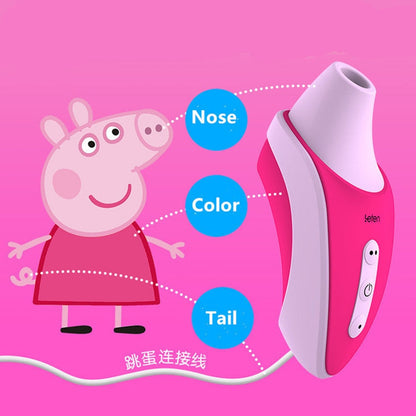 Leten Sucking G-Spot Vibrator, Oral Sex Nipple Sucker Clamp, Dildo Vibrating Egg, Clitoris Stimulator Massager, Sex Toys for Women