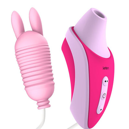 Leten Sucking G-Spot Vibrator, Oral Sex Nipple Sucker Clamp, Dildo Vibrating Egg, Clitoris Stimulator Massager, Sex Toys for Women