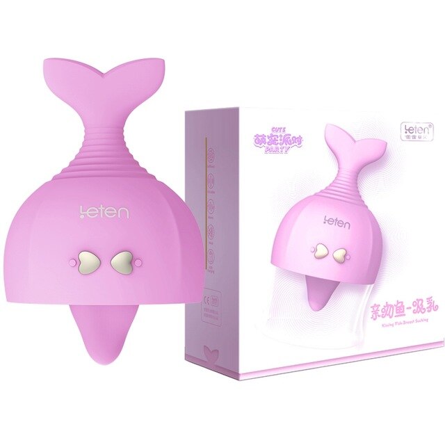 Leten Sucking Vibrator for Women - Tongue Lick, Nipple, Clit, Pussy, Oral, Blowjob, Clitoris Stimulator Sucker, Vibrating Sex Toy for Couples