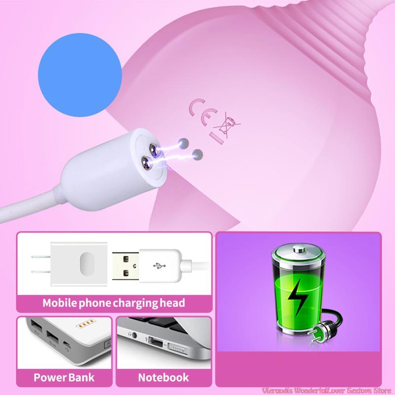 Leten Sucking Vibrator for Women - Tongue Lick, Nipple, Clit, Pussy, Oral, Blowjob, Clitoris Stimulator Sucker, Vibrating Sex Toy for Couples