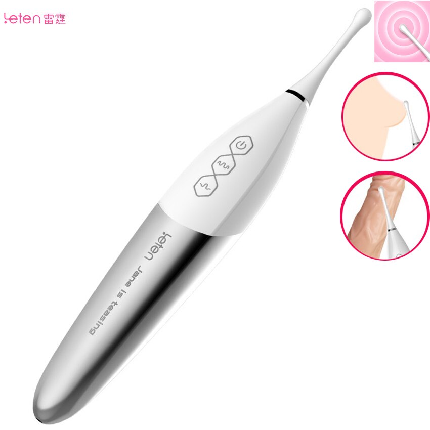 Leten USB Clitoris Stimulator Massager High-Frequency Vibrators Fast Scream Orgasm Female Masturbator Clit Vibrating for Women