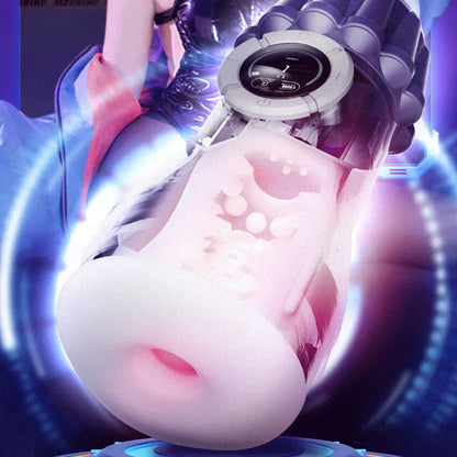 Vortex Spray 20-Sound Interactive Suction Cup Vibrator Fun Game for Men Penis Stimulator Adult Bedroom Toy