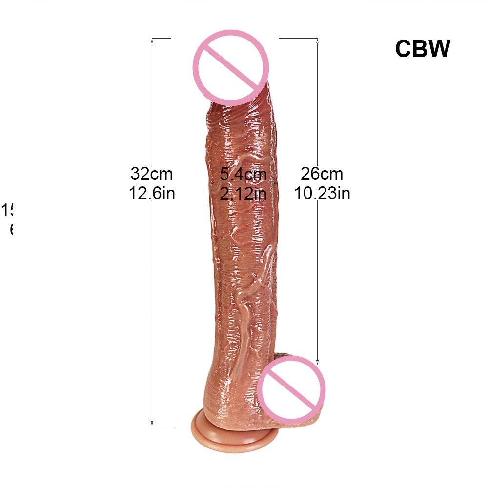 Long Penis Realistic  Dildos for Women Lesbian Toys Big Fake Dick Soft Silicone Females Masturbation Sex Adult Erotic Product