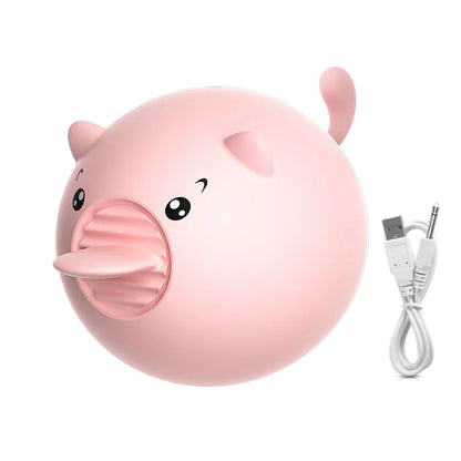 MINI Pig Lick Vibrator Clit G-spot Sex Toy for Women 10 Modes Rechargeable Quick Orgasm Arousal ...