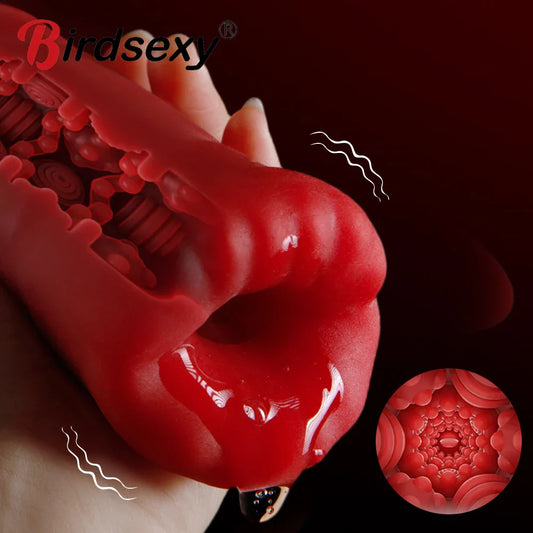 Male Masturbator Cup for Men Penis Blowjob Sucking Machine Vagina Soft Tight Pussy Manual Trainer Aircraft Men Adult Sex Toys