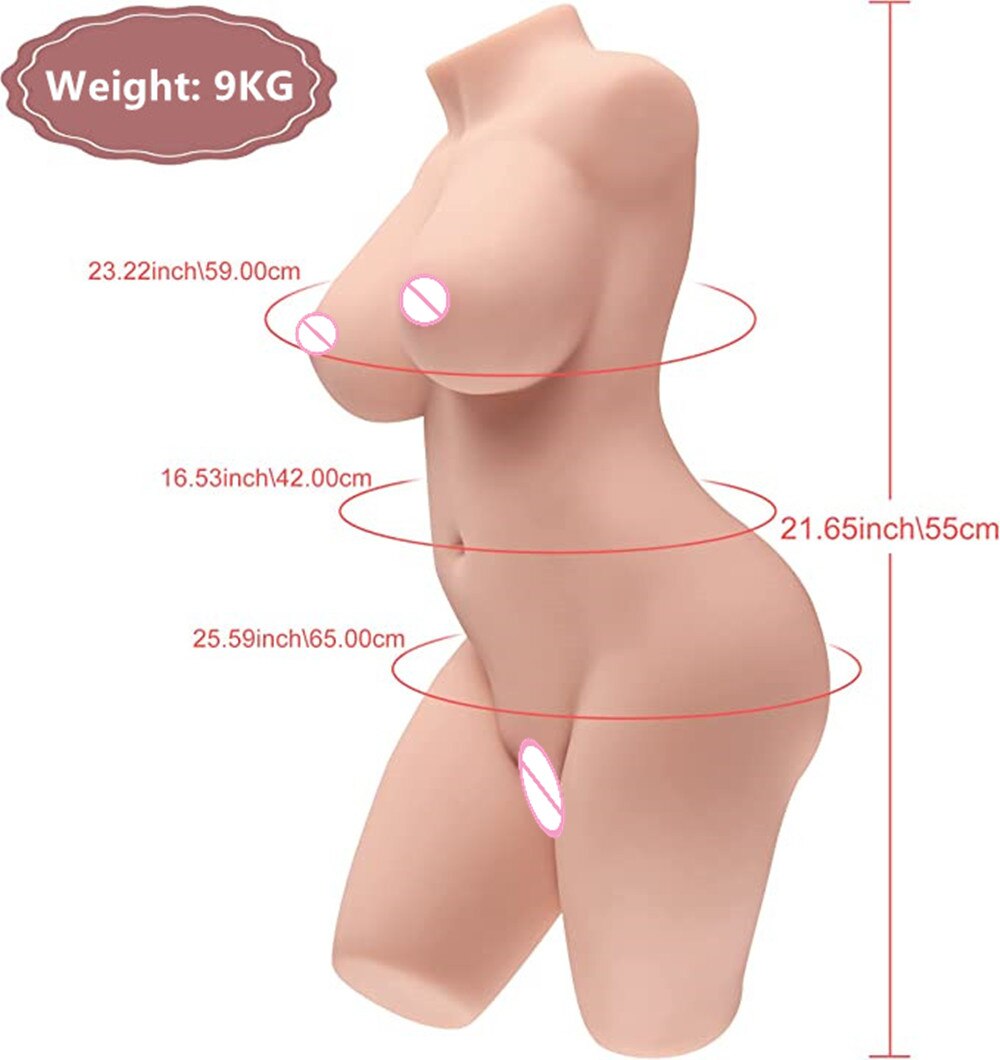 เซ็กซ์ทอย Man Masturbation ตุ๊กตาหญิง Mannequin ลำตัวใหญ่หน้าอกประดิษฐ์หีช่องคลอดเทียมของเล่นเครื่องมือทางเพศ
