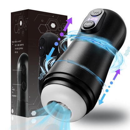 Automatic Piston Telescopic Smart Blowjob and Suction Masturbator Sex Machine for Male Adults, Sex Toys for Men