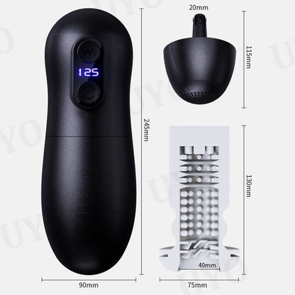 Automatic Piston Telescopic Smart Blowjob and Suction Masturbator Sex Machine for Male Adults, Sex Toys for Men