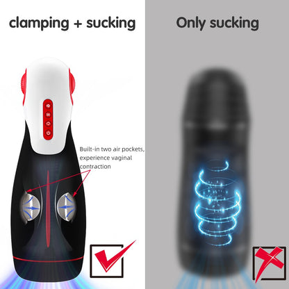 Realistic Vagina Masturbation Cup Adult Product Strong Suction Male Masturbator 3D Artificial Erotic Pussy Sex Toy for Man