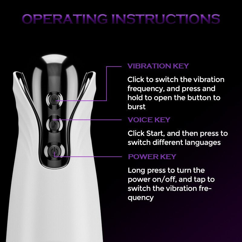 Men's Masturbator Cup, Realistic Vagina, Dual-Frequency Vibration, Pussy Machine, Silicone Pocket Pussy, Sex Toy for Men