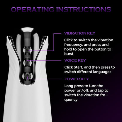 Men's Masturbator Cup, Realistic Vagina, Dual-Frequency Vibration, Pussy Machine, Silicone Pocket Pussy, Sex Toy for Men