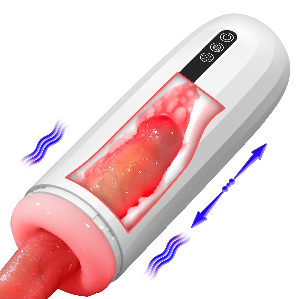 Automatic Men's Masturbator Cup Suction Silicone Realistic Vagina Men's Turtle Head Masturbating Men's Adult Sex Toy