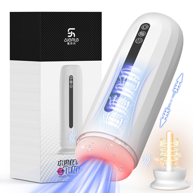 Automatic Men's Masturbator Cup Suction Silicone Realistic Vagina Men's Turtle Head Masturbating Men's Adult Sex Toy