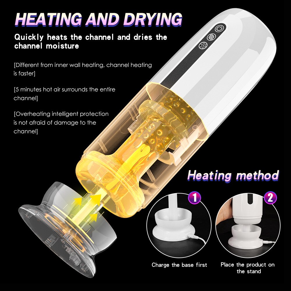 Automatic Men's Masturbator Cup Suction Silicone Realistic Vagina Men's Turtle Head Masturbating Men's Adult Sex Toy