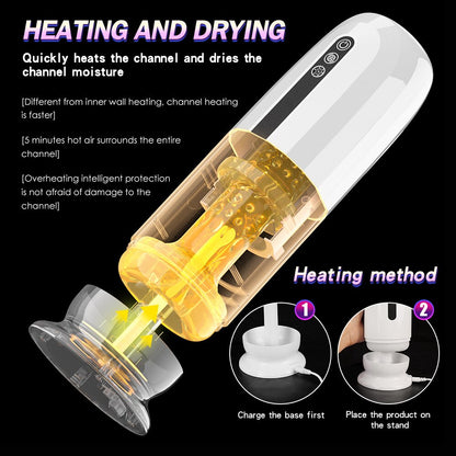 Automatic Men's Masturbator Cup Suction Silicone Realistic Vagina Men's Turtle Head Masturbating Men's Adult Sex Toy