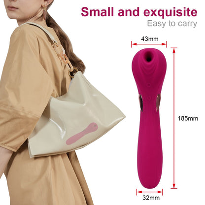 Masturbator, Nipple Massager, Clitoris Stimulator, Blowjob Oral, Vaginal Sucking Vibrator, Clit Sucker Sex Toys for Adult Women