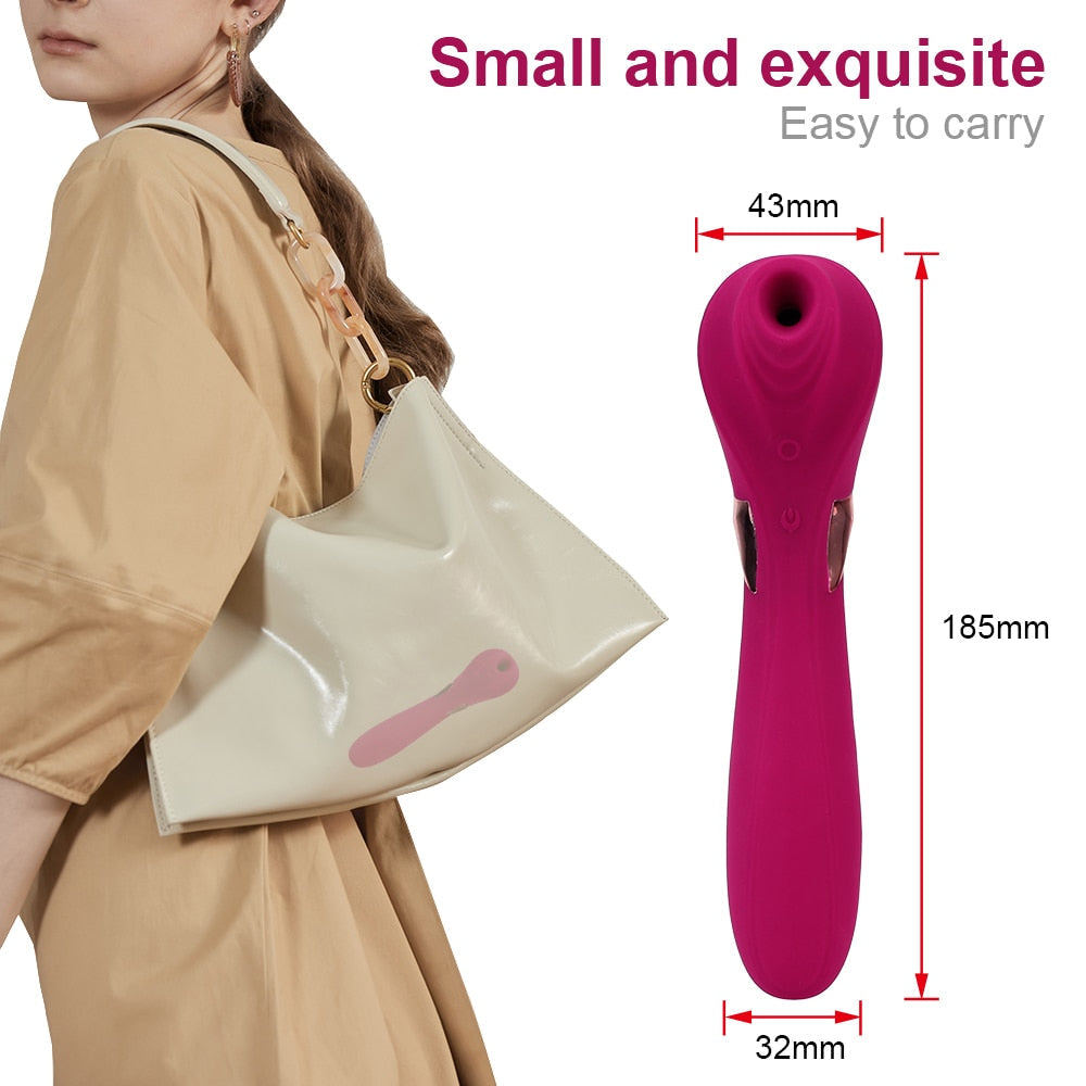 Masturbator, Nipple Massager, Clitoris Stimulator, Blowjob Oral, Vaginal Sucking Vibrator, Clit Sucker Sex Toys for Adult Women