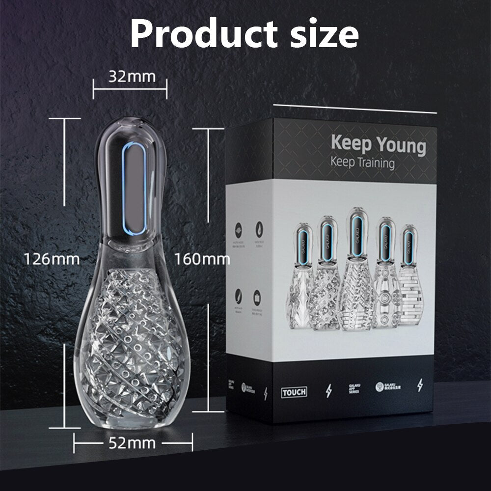 อัตโนมัติดูดชาย Masturbator จริง Oral Sex Glans เทรนเนอร์นวดอวัยวะเพศชาย Cock ขยาย Glans Vibrator เซ็กซ์ทอยสำหรับชาย
