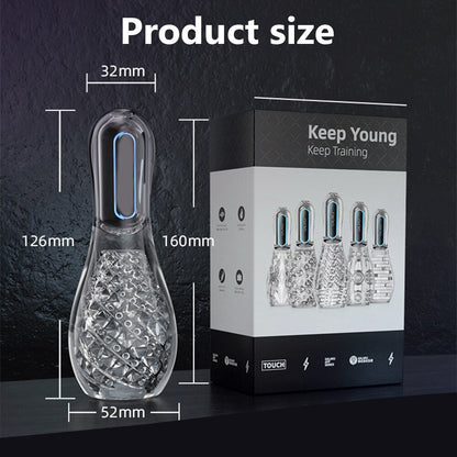 อัตโนมัติดูดชาย Masturbator จริง Oral Sex Glans เทรนเนอร์นวดอวัยวะเพศชาย Cock ขยาย Glans Vibrator เซ็กซ์ทอยสำหรับชาย