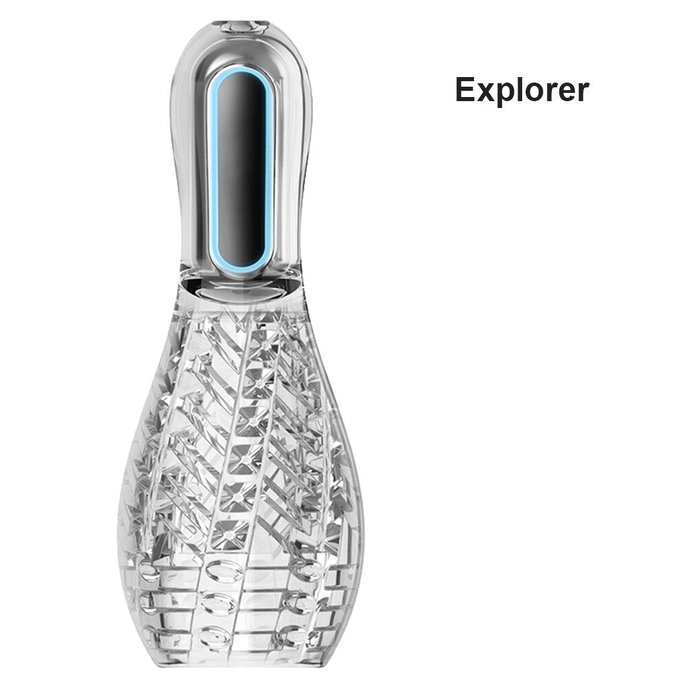 Automatic Suction Male Masturbator Real Oral Sex Glans Trainer Penis Massager Cock Enlargement Glans Vibrator Sex Toy For Men