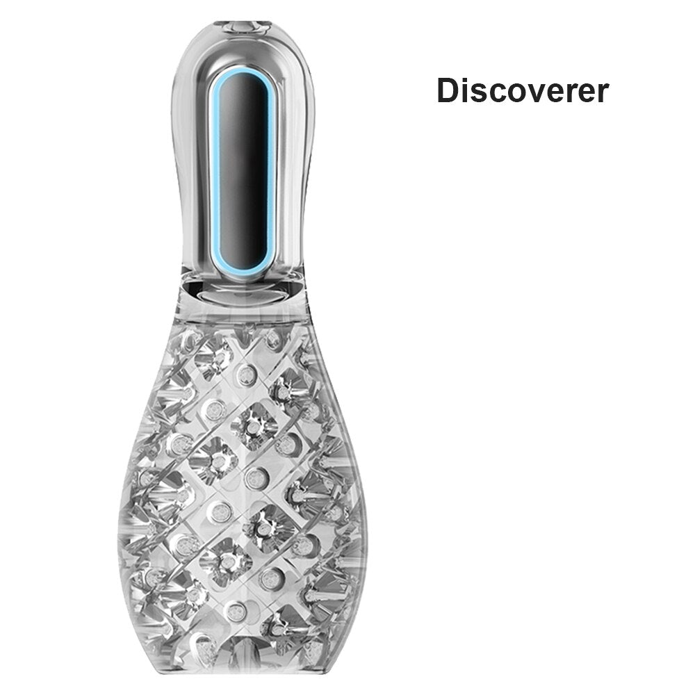 Automatic Suction Male Masturbator Real Oral Sex Glans Trainer Penis Massager Cock Enlargement Glans Vibrator Sex Toy For Men