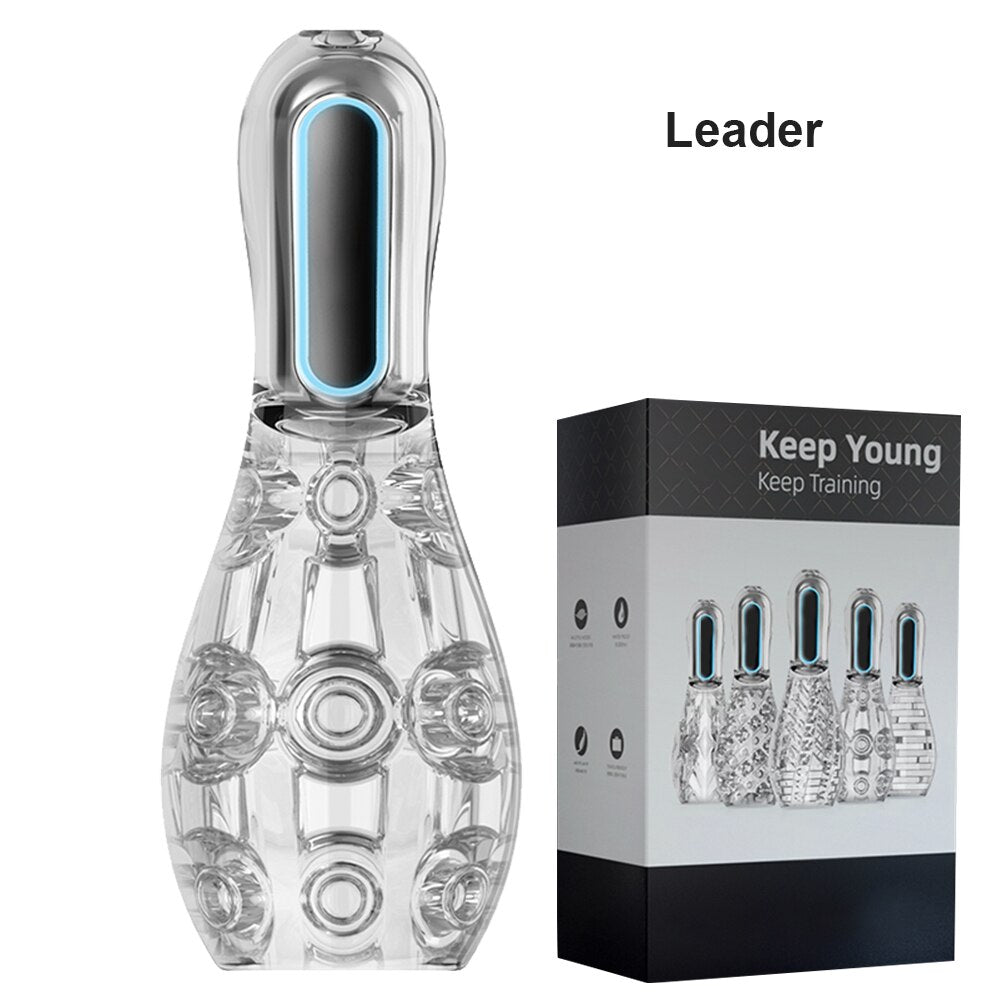 Automatic Suction Male Masturbator Real Oral Sex Glans Trainer Penis Massager Cock Enlargement Glans Vibrator Sex Toy For Men